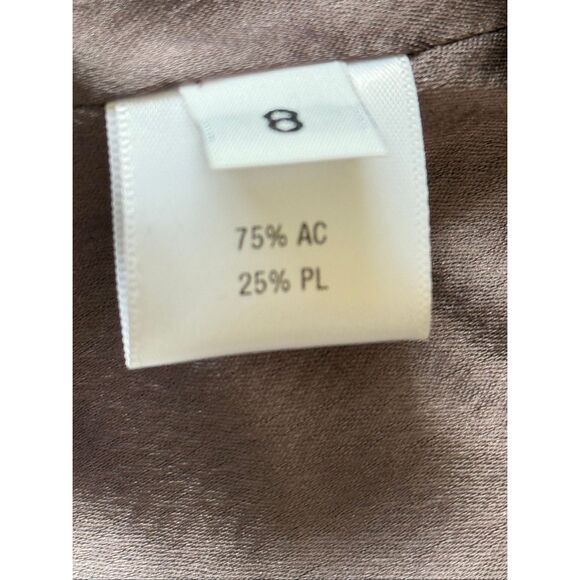 NWT Prabal Gurung Womens Lily Twist Front Sleeveless Midi Dress Mink Size 8 - Picture 11 of 11